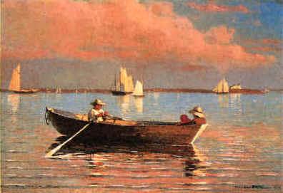 Winslow Homer Gloucester Harbor France oil painting art